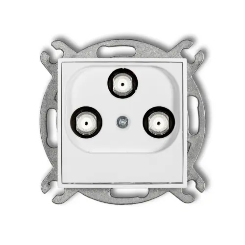 Promocja Mechanizm gniazda multimedialnego 3F DATA (UPC) Karlik ICON biały IGMU