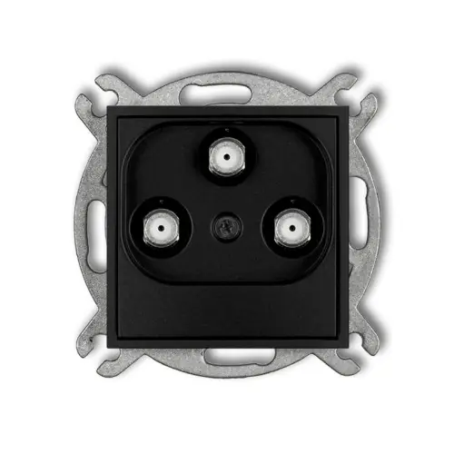 Kup teraz Mechanizm gniazda multimedialnego 3F DATA (UPC) Karlik ICON czarny mat 12IGMU
