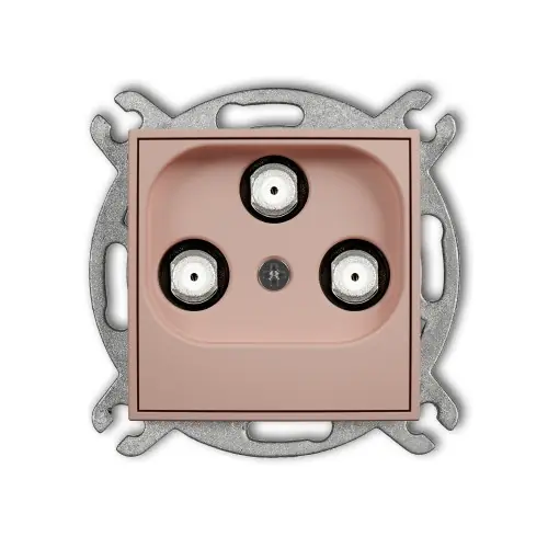 Mechanizm gniazda multimedialnego 3F DATA (Vectra) Karlik ICON łososiowy 62IGMV Szybka dostawa
