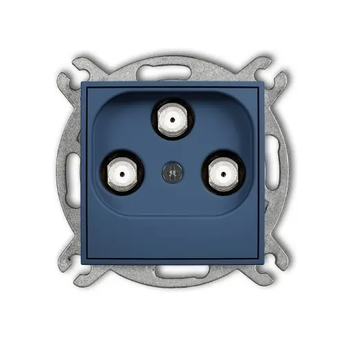 Mechanizm gniazda multimedialnego 3F DATA (UPC) Karlik ICON navy blue 64IGMU Bezpieczne zakupy