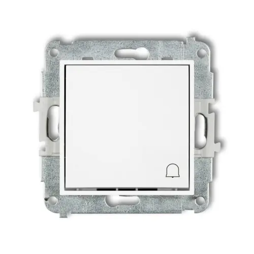 Nowość Mechanizm łącznika zwierny dzwonek Karlik ICON biały mat 25IWP-4