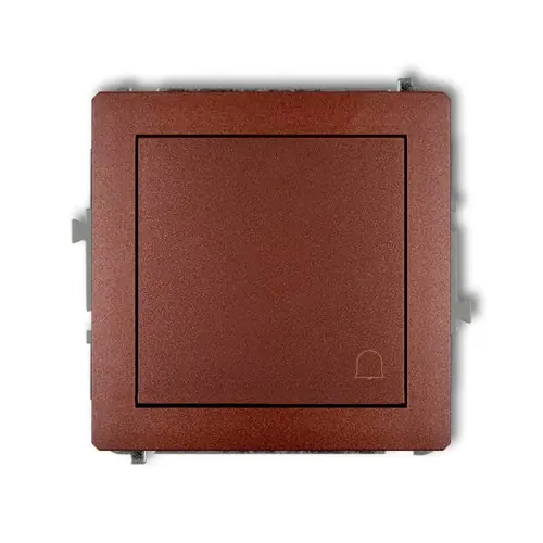 Niska cena Mechanizm łącznika zwierny dzwonek Karlik DECO brązowy metalik 9DWP-4