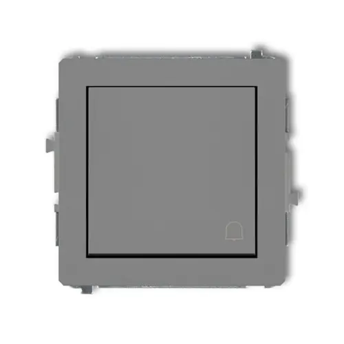 Premium Mechanizm łącznika zwierny dzwonek Karlik DECO szary mat 27DWP-4