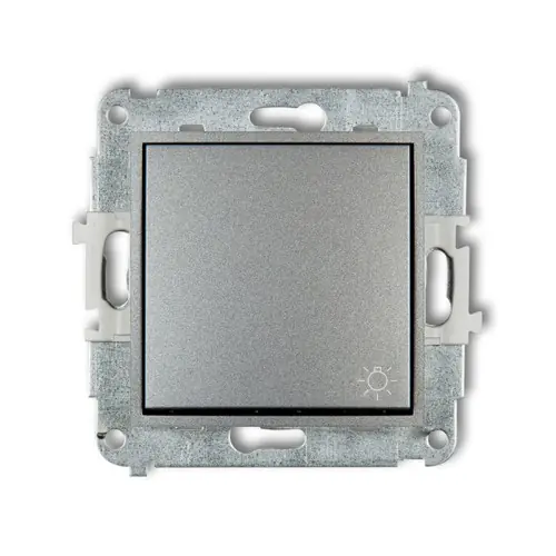 Mechanizm łącznika zwierny światło Karlik ICON srebrny metalik 7IWP-5 Kup online