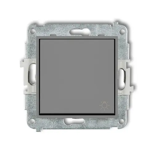 Oferta limitowana Mechanizm łącznika zwierny światło Karlik MINI szary mat 27MWP-5