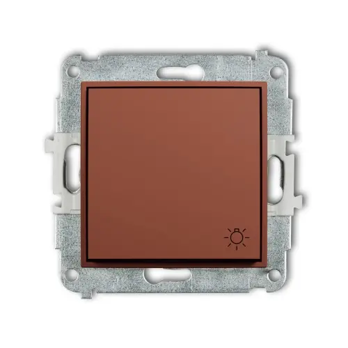 Kup online Mechanizm łącznika zwierny światło Karlik MINI terakota 63MWP-5