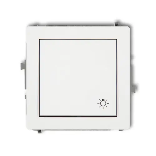 Bestseller Mechanizm łącznika zwierny światło Karlik DECO biały mat 25DWP-5
