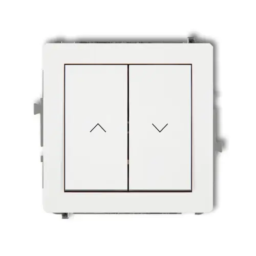 Do wyczerpania zapasów Mechanizm łącznika zwierny żaluzjowego Karlik DECO biały mat 25DWP-8
