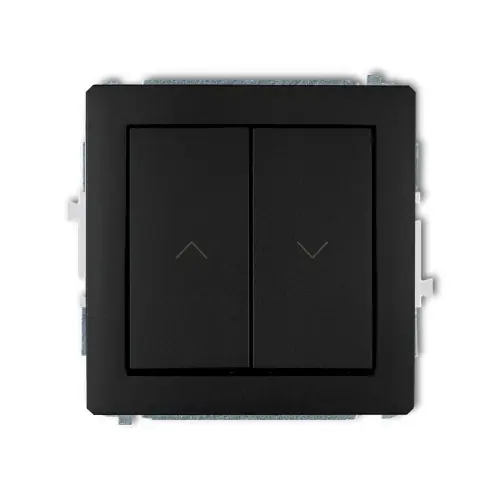 Bezpieczna płatność Mechanizm łącznika zwierny żaluzjowego Karlik DECO czarny mat 12DWP-8
