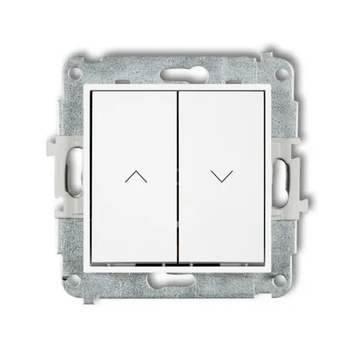 Premium Mechanizm łącznika zwierny żaluzjowego Karlik MINI biały MWP-8