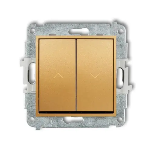 Mechanizm łącznika żaluzjowego z podtrzymaniem Karlik MINI złoty 29MWP-88 Rabat