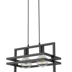 Nowość MERCI 2 lampa wisząca czarny stal lakierowana Sigma lighting