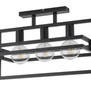 MERCI 3 plafon czarny stal lakierowana Sigma lighting Oferta czasowa
