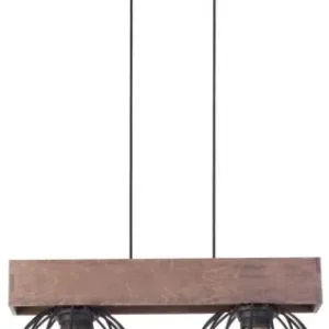 MILAN 2 lampa wisząca BRĄZOWY stal lakierowana + sklejka Sigma lighting Zamów teraz