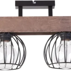 Kup online MILAN 2 plafon BRĄZ stal lakierowana + sklejka Sigma lighting