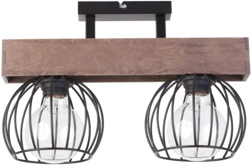 Kup online MILAN 2 plafon BRĄZ stal lakierowana + sklejka Sigma lighting