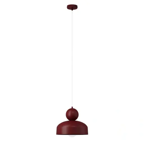 Nowość MOSAIC G 1 lampa wisząca bordowy Sigma lighting