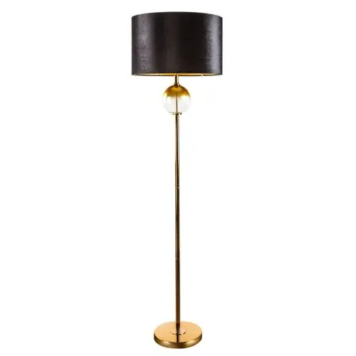 Zamów teraz NOWOCZESNA LAMPA STOJĄCA WYSOKA 43X157 CM CZARNY