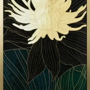NOWOCZESNY OBRAZ Z NADRUKIEM KWIAT 53X73 CM Wysoka jakość