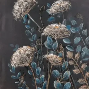 Nie przegap Obraz ręcznie malowany 60 x 80 cm Czarny