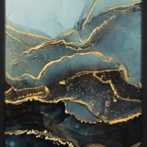 Obraz ręcznie malowany na płótnie 479 53x73cm Stalowy Szybka dostawa