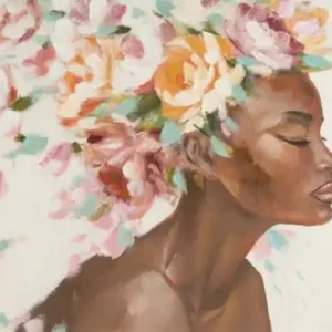 Bestseller Obraz ręcznie malowany na płótnie 567A 90x60cm Beżowy