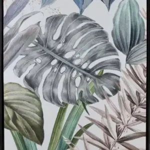 Nowy Obraz ręcznie malowany na płótnie 589B 60x80cm Zielony