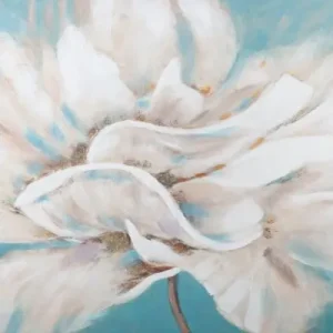 Popularny OBRAZ RĘCZNIE MALOWANY NA PŁÓTNIE KWIAT 80 X 100CM