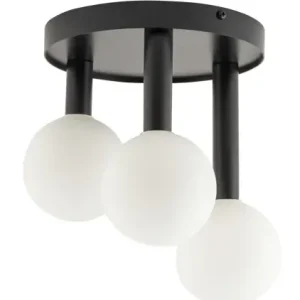Perla 3 plafon czarny stal lakierowana Sigma lighting Rabat