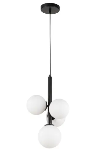 Oferta czasowa Perla 4 zwis czarny stal lakierowana Sigma lighting