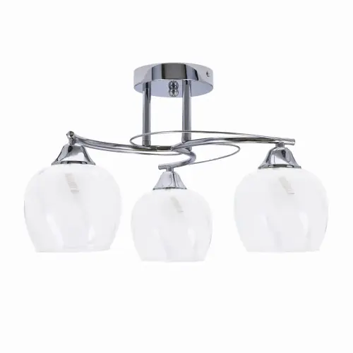 PREGO Lampa Sufitowa Chromowy 3x40W E27 Klosz Bezbarwny Oferta