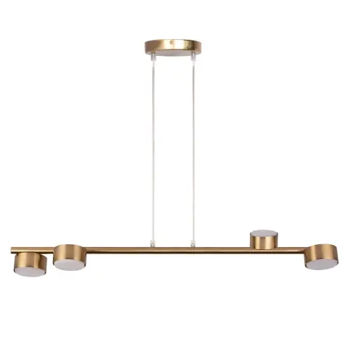 Bezpieczne zakupy PUNTO 4 zwis złoty szczotkowany stal mosiądzowana Sigma lighting