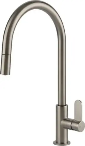 Zamów dziś GESSI HELIUM Bateria, wyciągana wylewka, Finox (Nikiel szczotkowany)