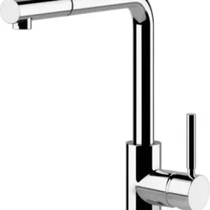 GESSI NEUTRON Bateria jednouchwytowa, wyciąngana wylewka, Chrom Nowy