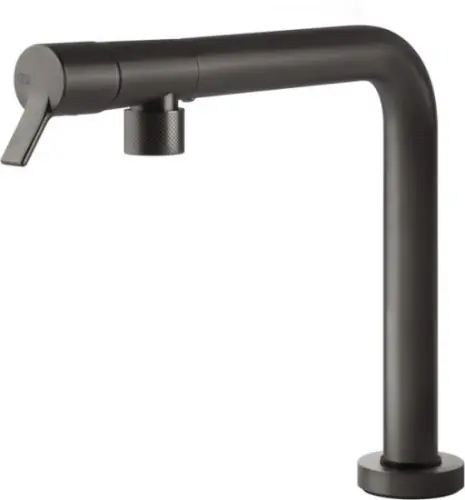 GESSI SU&GIU Bateria podokienna, czarny metal PVD Ekspresowa dostawa