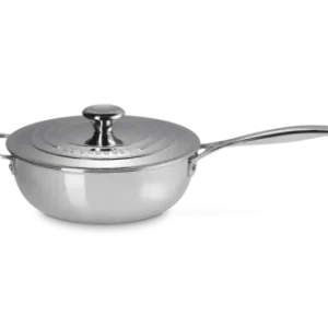 Le Creuset 3-PLY PLUS Sauté z pokrywką i uchwytem 24 cm 96601424001700 Bezpieczna płatność