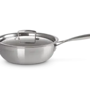 Obniżka ceny Le Creuset 3-PLY Sauté z pokrywką i uchwytem, stal nierdzewna 24 cm 96201424001000