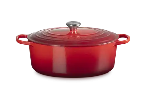 Le Creuset Brytfanna Owalna 33 cm Wiśniowa Signature 21178330602430 Szybka wysyłka