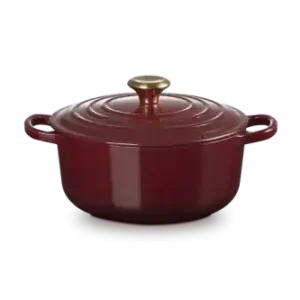 Szybka dostawa Le Creuset Brytfanna Okrągła 20 cm Garnet Signature 21177209494441