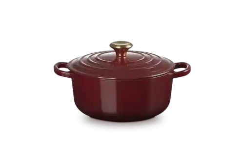 Szybka dostawa Le Creuset Brytfanna Okrągła 20 cm Garnet Signature 21177209494441