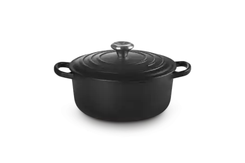 Le Creuset Brytfanna Okrągła 20cm Czarny Mat Signature 21177200000430 Ekspresowa dostawa