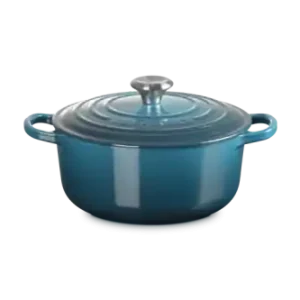 Le Creuset Brytfanna Okrągła 20cm Deep Teal Signature 21177206422430 Kup teraz