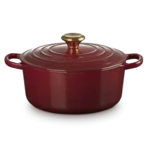 Oferta czasowa Le Creuset Brytfanna Okrągła 24 cm Garnet Signature 21177249494441