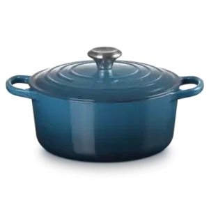 Kup teraz Le Creuset Brytfanna Okrągła 24cm Deep Teal Signature 21177246422430