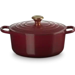 Bestseller Le Creuset Brytfanna Okrągła 26 cm Garnet, Kolekcja Signature 21177269494441