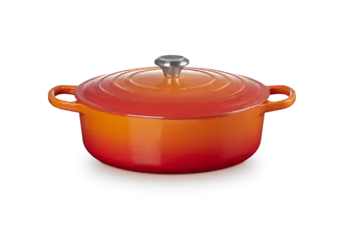 Wybór klientów Le Creuset Garnek Gourmet 30 cm Płomienny, Żeliwo Emaliowane 21179300902430