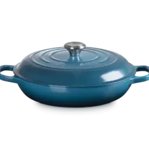 Le Creuset Garnek Żeliwny Gourmet 30cm Deep Teal 21180306422430 Bezpieczna płatność