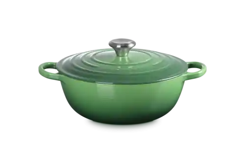 Nowy Le Creuset Garnek Żeliwny Signature 26 cm Bamboo GR 21114264080430