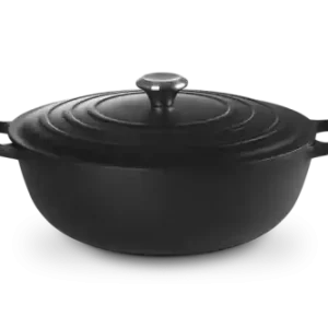 Nie przegap Le Creuset Garnek Żeliwny Signature 32 cm Czarny Matt 21114320000430