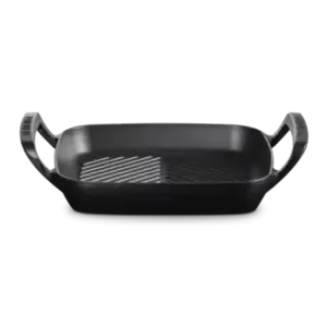 Niska cena Le Creuset Kwadratowa Patelnia Grillowa 26 cm Czarny Matt 20275260000005